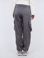Neo Noir Romy Heavy Sateen Pants Grey